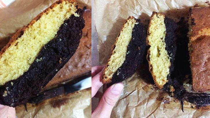 İki lezzet bir arada: Altı browni üstü kek