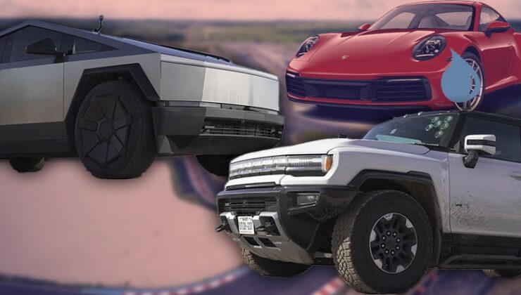 Porsche 911’le Adeta Dalga Geçen Tesla Cybertruck, Artık de Kendi Kalıbındaki Hummer KONUT ile Karşı Karşıya Geldi