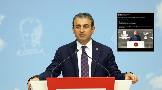 CHP’li Burhanettin Bulut’tan kapanmayan havalimanı için ‘yeniden açacağız’ algısı