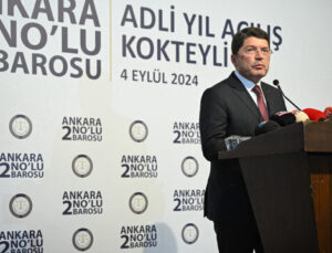 Adalet Bakanı Tunç Adli Yıl Açılış Kokteyli’nde konuştu: Dünyanın en büyük adalet sarayı Ankara’da inşa edilecek