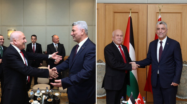 Bakan Bolat Filistin heyetini ağırladı: Filistin’de Türkiye’den ithal edilen eserler kullanılıyor