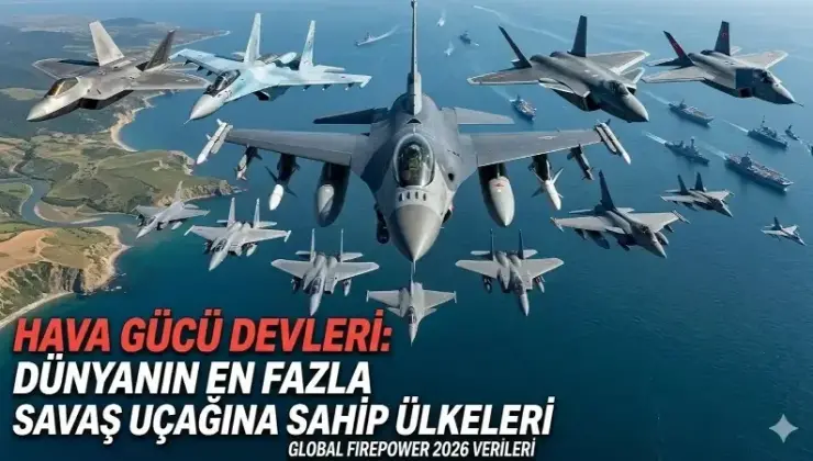 Dünyanın en çok savaş uçağına sahip ülkeleri: İşte Türkiye’nin sıralaması