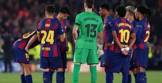 Şampiyonlar Ligi’nde Barcelona konutunda şoku yaşadı: 44. dakikada gelen kırmızı kart her şeyi değiştirdi