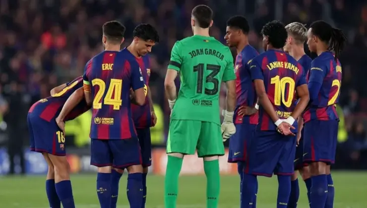Şampiyonlar Ligi’nde Barcelona konutunda şoku yaşadı: 44. dakikada gelen kırmızı kart her şeyi değiştirdi