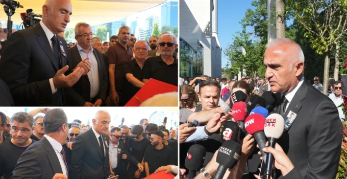 Bakan Ersoy’dan Kadir İnanır’a son veda: Yeşilçam’ın altın devrine veda ediyoruz