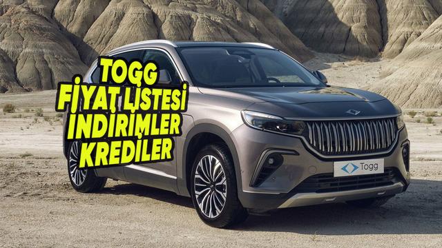 Togg Temmuz 2026 Sıfır Araç Fiyat Listesi, İndirimler, Aktüel Kampanyalar  ve Kredi Fırsatları