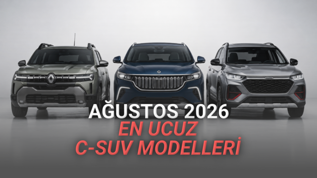 Ağustosta Türkiye’deki En Ucuz C-SUV Arabalar: 2 Milyon TL’nin Altında Hala 3 Model Var!