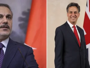 Dışişleri Bakanı Fidan’dan Birleşik Krallıklı mevkidaşı Miliband’dan Gazze görüşmesi