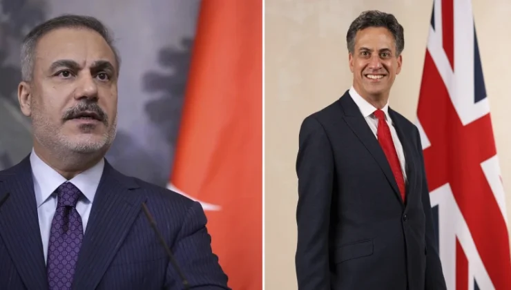 Dışişleri Bakanı Fidan’dan Birleşik Krallıklı mevkidaşı Miliband’dan Gazze görüşmesi